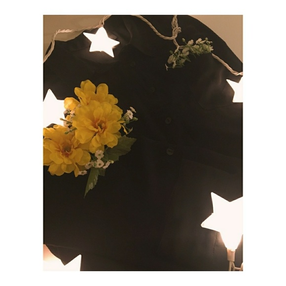 🌙· by&by Translucent Polyester Black Blouse XL·🌙 - Picture 3 of 3